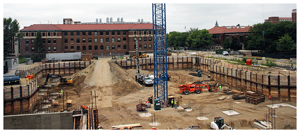 Active Learning Center construction july 22, 2015