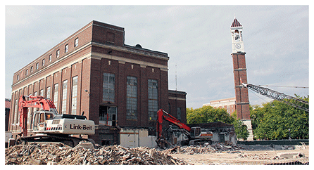 Active Learning Center demolition -- ENAD is gone