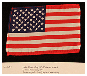 American Flag Gemini 8 artifact