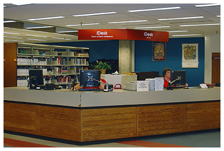 Hick circulation desk 2007