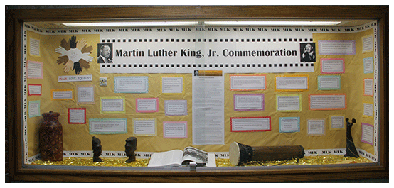 Engineering Library Martin Luther King display 2014