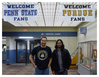 Michael Witt and Siddharth Singh 2012 at Penn State