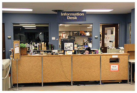 Physics Library information desk
