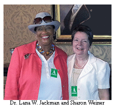 Dr. Lana W. Jackman and Sharon Weiner