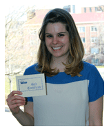 SMILE Award March 2013 Carly Dearborn