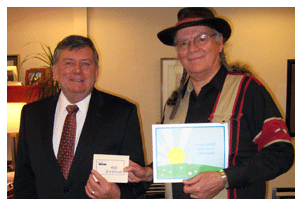 SMILE Award Jim Derringer and Jim Mullins October 2012