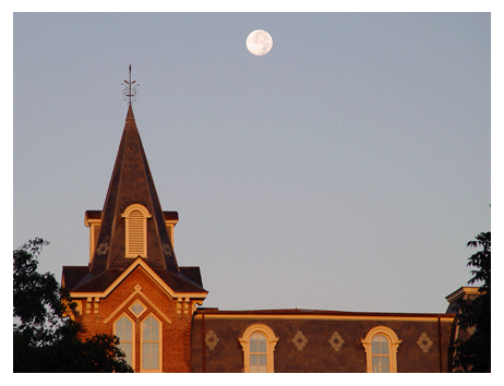 Harvest Moon over University Hall