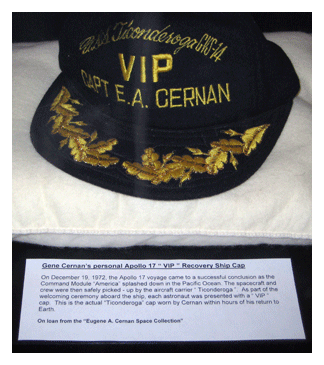 Gene Cernan's Apollo cap