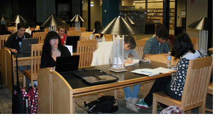 HSSE Students studying