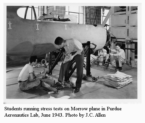 J.C. Allen photo of Aeronautics Lab 1943