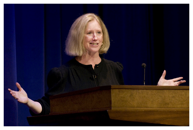 Moira Gunn lecture photo
