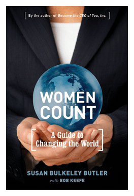 Women COunt Book Cover by Susan Butler